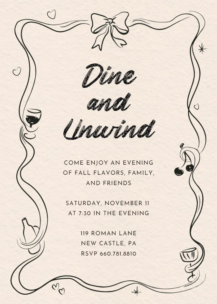 Framed celebration - gala davetiyesi